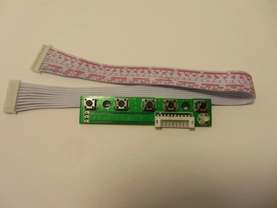 Плата 5 кнопок с кабелем для универсального скалера монитора PCB800099 RTD2660 RTD2662 CHY (3026)