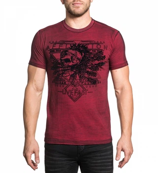 Футболка Affliction AC Mohawk T-Shirt Red (A19033-S)
