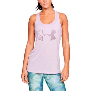Женская майка Under Armour Tech Graphic Tank Pink (1328896-543-S)