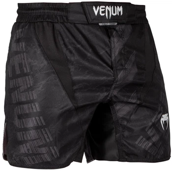 Шорты для MMA Venum AMRAP Fightshorts Black Grey (VENUM-03692-109-S)