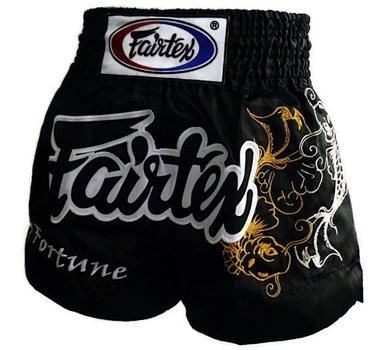 Шорти для тайського боксу Fairtex My Fortune Black Muaythai Shorts (BS0639-XL)