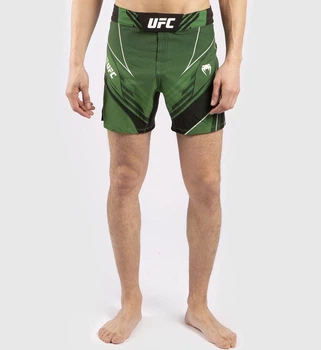Легкие шорты для ММА Venum Authentic UFC FightNight Short Fit Pro Line Green (VNMUFC-00061-005-XXL)