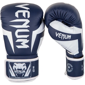 Боксерские перчатки Venum Elite Boxing Gloves Blue White (VENUM-0984-410bl-14 oz)