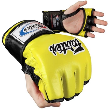 Перчатки MMA Fairtex Ultimate Combat MMA Gloves Yellow (FG19-Y-XL)