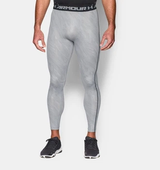 Компрессионные штаны Under Armour HeatGear Printed Compression Leggings Overcast Gray (1258897-941-L)