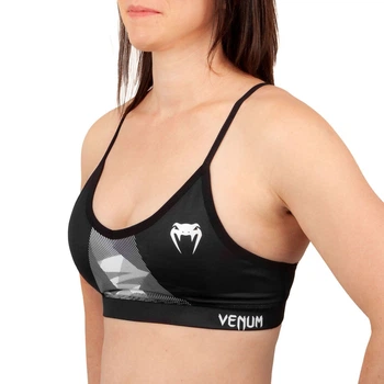 Спортивний топ Venum Dune 2.0 Sport Bra Black White (VENUM-03778-108-XS)
