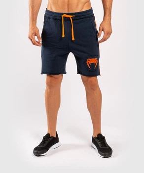 Шорты Venum Cutback 2.0 Cotton Shorts Navy Blue Orange (VENUM-03737-411-XS)