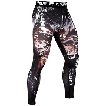 Компрессионные штаны Venum Gorilla Spats Black (VENUM-03143-001-XXL)