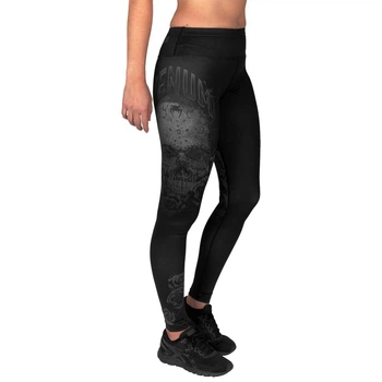 Женские леггинсы Venum Santa Muerte 3.0 Leggings For Women Black Black (VENUM-03711-114-L)