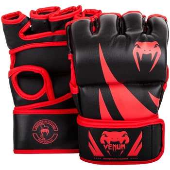 Перчатки MMA Venum Challenger MMA Gloves Without Thumb Black Red (VENUM-03319-100-S)