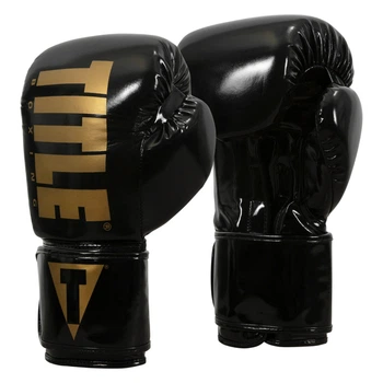 Боксерские перчатки Title Boxing Inferno Intensity Elastic Training Gloves Black Gold (ITGEI-BKGD-14oz)