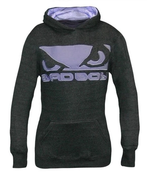 Женская толстовка Bad Boy Womans Fleece Hoodie Charcoal (BB-Fleec-WCH-L)