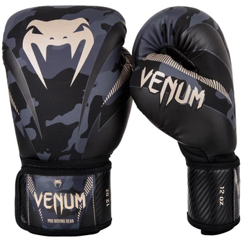 Боксерские перчатки Venum Impact Boxing Gloves Camo (VENUM-03284-497-14 oz)