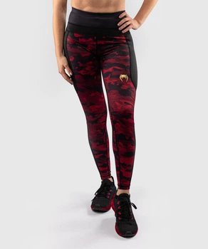 Женские леггинсы Venum Defender Leggings Black Red (VENUM-03823-100-XS)