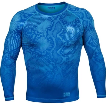 Компресійна футболка Venum Fusion Compression T-shirt Blue Long Sleeves (HK-VENUM-2079-BL-XS)