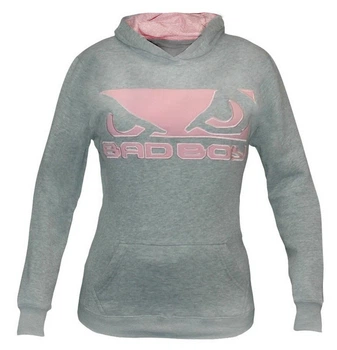 Женская толстовка Bad Boy Womans Fleece Hoodie Grey (BB-Fleec-W-S)