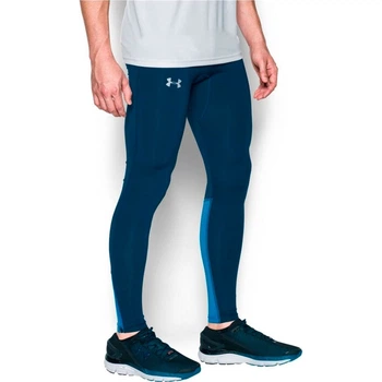 Компрессионные штаны для бега Under Armour No Breaks Running Leggings Blue (1279800-997-M)