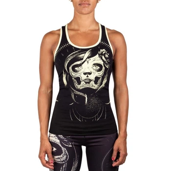 Женская майка Venum Santa Muerte Tank Top Black (VENUM-03152-111-XS)
