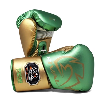 Боксерські рукавиці Rival RS100 Professional Sparring Gloves Green Gold (RS100-Green/Gold-16oz)