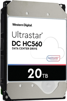 Dysk twardy Western Digital Ultrastar DC HC560 20TB 7200rpm 512MB WUH722020ALE6L4_0F38755 3.5 SATA III