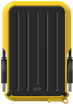Dysk twardy Silicon Power Armor A66 2TB SP020TBPHD66SS3Y 2.5 USB 3.2 Zewnętrzny Żółty
