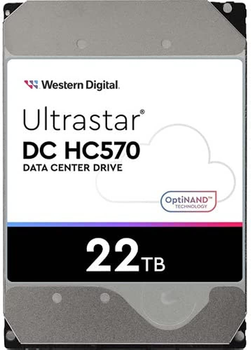Dysk twardy Western Digital Ultrastar DC HC570 22TB 7200rpm 512MB 0F48052 3.5 SAS