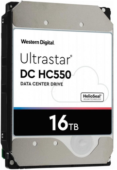 Жорсткий диск Western Digital Ultrastar DC HC550 16TB 7200rpm 512MB WUH721816ALE6L4_0F38462 3.5 SATA III