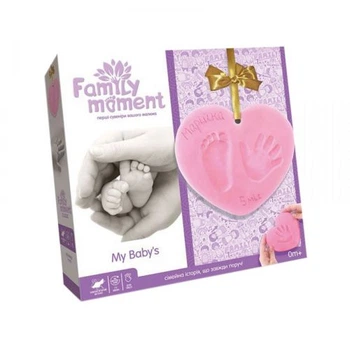 Набір для відбитка ручки і ніжки "Family Moment", fmm-01-02u (укр)