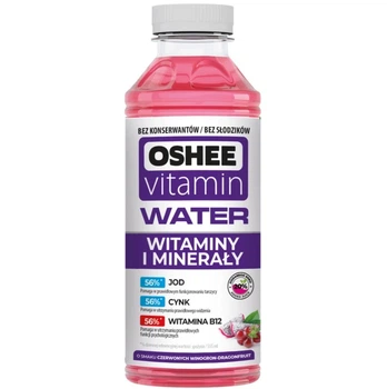 Вода OSHEE Vitamin Water Vitamins and Minerals 555 мл Красный виноград – Драконовый фрукт