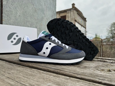 Чоловічі кросівки Saucony Jazz Original 2044-667s 46.5 30 см Gray/Navy сірі з синім (11111187)