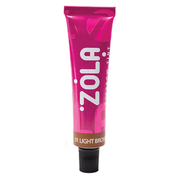 Краска для бровей с коллагеном Zola Eyebrow Tint With Collagen №01 Light Brown 15 мл