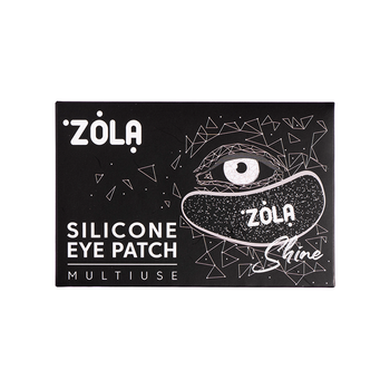 Патчі силіконові багаторазові для очей чорні Zola Silicone Eye Patch