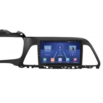Штатная магнитола 9" Lesko для Hyundai Sonata VII (LF) 2014-2017 6/128Gb 4G Wi-Fi GPS Top Хюндай