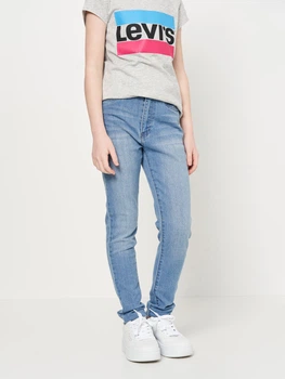 Подростковые джинсы для девочки Levi's LVG 720 High Rise Super Skinny 4E4691-M8L 158 см (14А) (3665115023756)