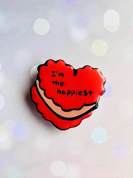 Держатель для смартфона / планшета попсокет Popsocket (Печенье-сердечко)