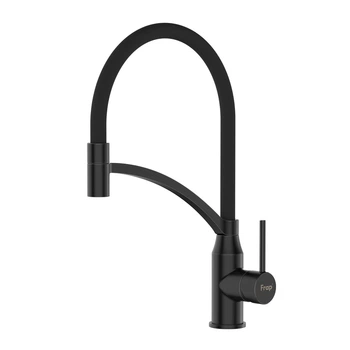 Смеситель для кухни Frap F4552-6 с гибким изливом, черный