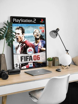Постер/плакат игры FIFA 2006 / ФИФА 2006 / Руни, Роналдиньо