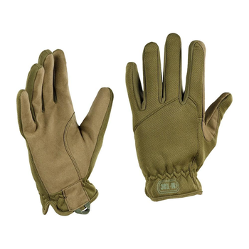 Тактичні військові рукавички M-Tac Scout Tactical Mk.2 Olive захисні рукавиці закриті пальці олива зимові XL