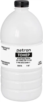 Тонер Patron Kyocera Mita FS-1040 (TK-1110) 1 кг Black (PN-KFS1040-1)