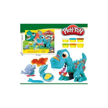 Набір для ліплення Play Toy Dino Crew 6 кольорів