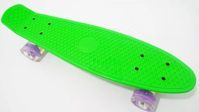 Скейт Пенни борд Penny board Classic Nickel Long 27 Light Салатовый