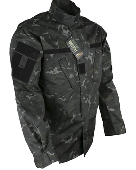 Сорочка тактична KOMBAT UK Assault Shirt ACU Style L мультікам чорний (kb-asacus-btpbl)