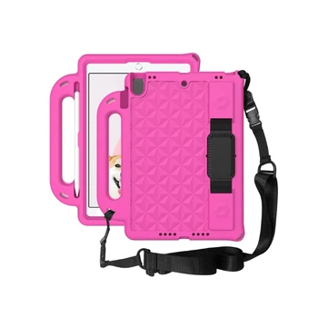 Чехол STR EVA с ремнём для ношения на плече и подставкой для Apple iPad 7 (10.2" экран) Pink