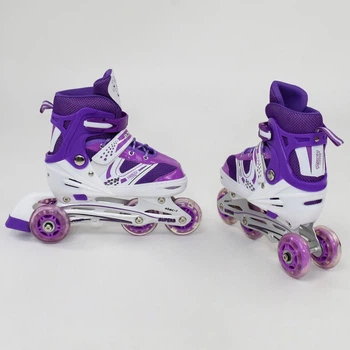 Роликовые коньки раздвижные Best SPower Junior F222 31-34 Фиолетовый
