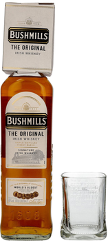 Виски Bushmills Original купажированный 1 л 40% со стаканом (5055966801081_C)
