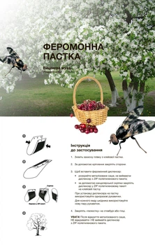 Феромонна пастка Пелюстка на вишневу муху (Rhagoletis cerasi)