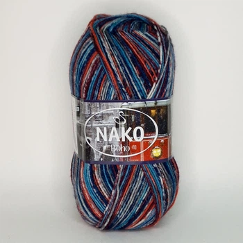 Пряжа носочна Nako Boho Concept 32198