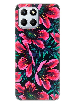 Силиконовый чехол ПринтОК для Huawei Honor 70 Lite - Цветочки