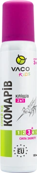 Ааерозоль Vaco Kids від комарів кліщів і мошок для дітей від 3 років 100 мл (DV00188UA)
