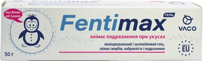 Гель Vaco Fenti Max охолоджувальний та заспокійливий після укусів комах для дітей від 3 років 50г (DV00200UA/RO)